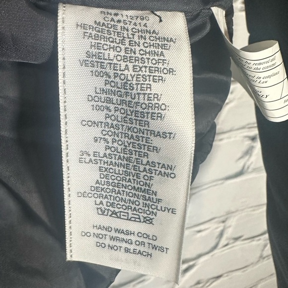 True Religion Mens Black Heavy Puffer Jacket Coat Size 3XL Full Zip Outdoor - Picture 5 of 9